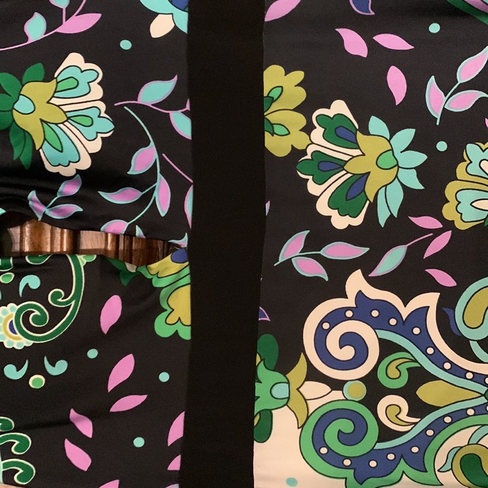 Mod Pattern Halter Dress Size Medium - Picture 3 of 5